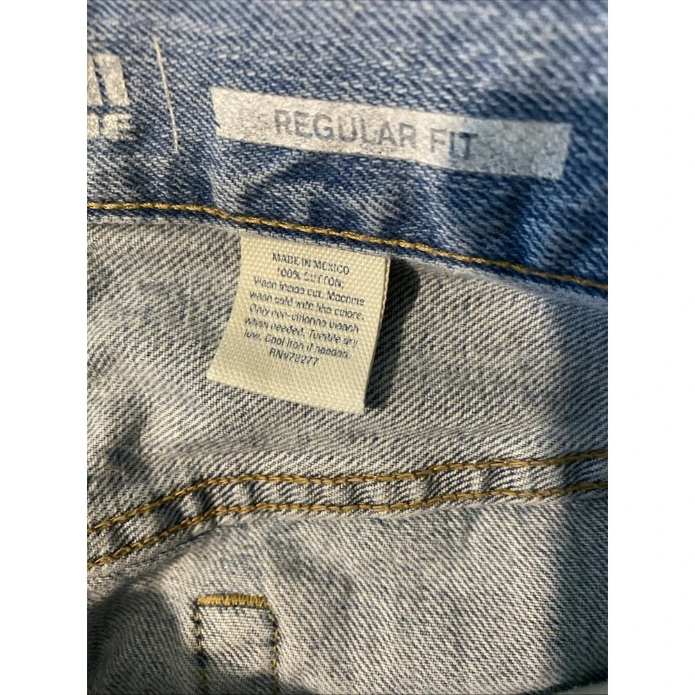 Urban Pipeline Jeans Men 33x34 Blue Relaxed Straight Denim Pants